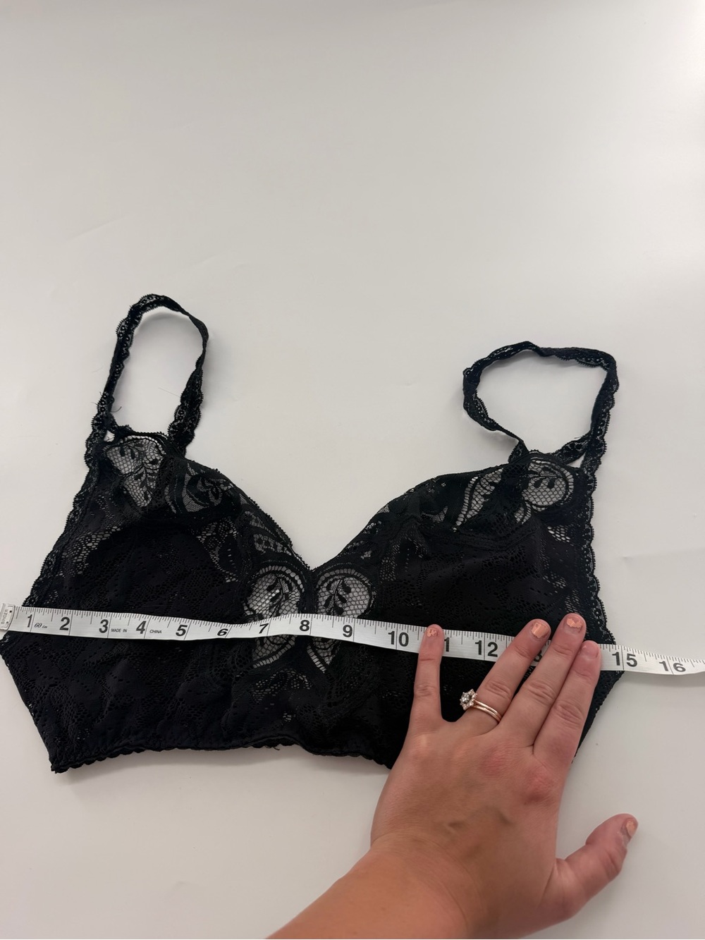 Vintage 90’s Olga Bra Bralette Unlined Lace Bra Made in the USA SZ 36 Sexy - Picture 6 of 11